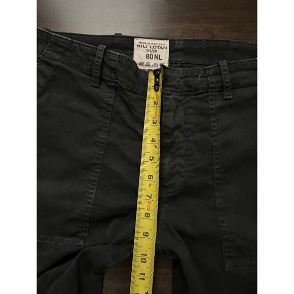 NILI LOTAN Womens Pants Cropped  Ankle Zip Gray Military 111/88 80NLSize 10 - Picture 10 of 11